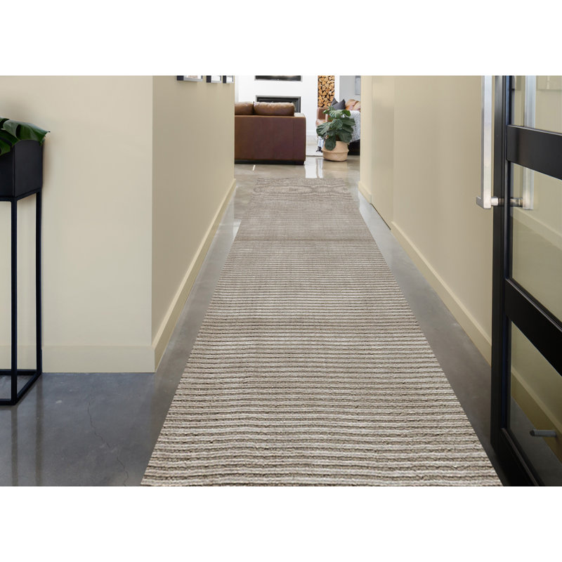 Wool Striped Area Rug