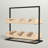 Kepner Tabletop Wine Bottle Rack in Natural/Black