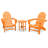POLYWOOD Classic Adirondack 3-Piece Adirondack Set-2077072847
