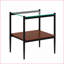 Table basse moderne en verre trempé Tables de bout trio, facile à nettoyer et amp; Décoration de salon peu encombrante