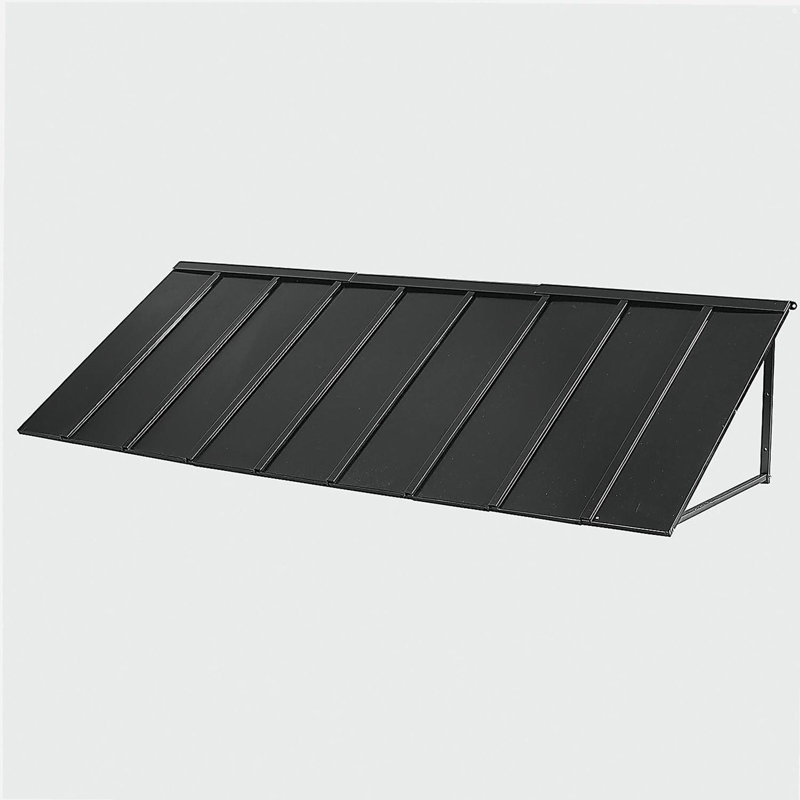 Window Awning Door Canopy 104x36 in Outdoor Steel Front Door Awnings Anti-Rust