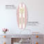 French Skimboard Blush Acrylic by Oliver Gal