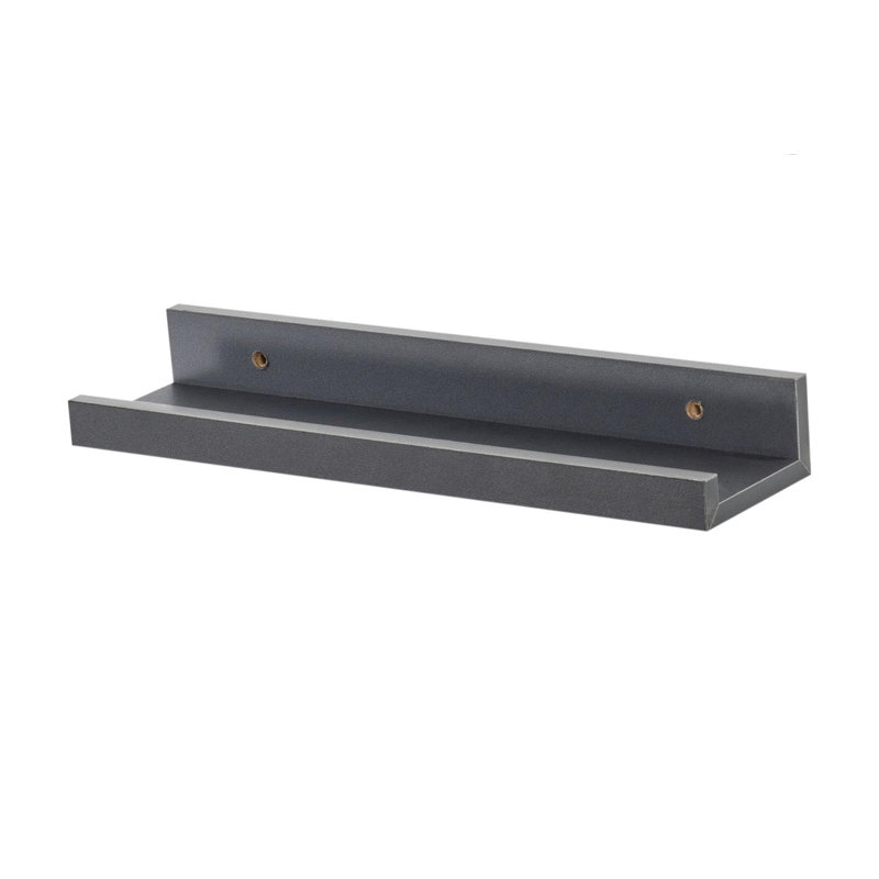Floating Picture Ledge Wall Shelves, Black, 4.5cm H x 32.5cm W x 8.5cm D