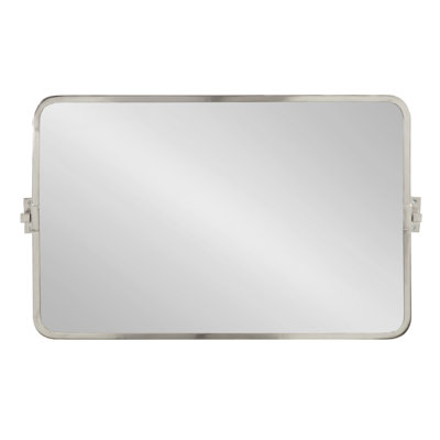 Mishaela Pivot Rectangle Metal Wall Mirror