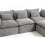 Canapé modulaire surdimensionné surdimensionné avec repose-pieds, sièges profonds et larges pour un confort ultime et des aménagements de salon flexibles.-314961216