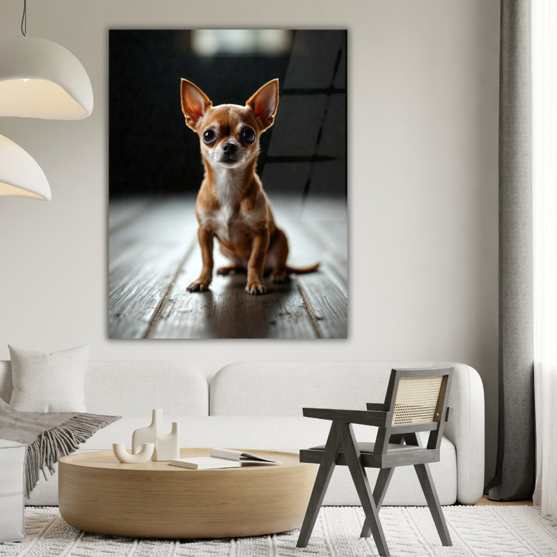Art mural Chihuahua, 16" H x 12" W