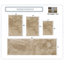 Ensemble de tapis de bain de luxe en microfibre 4 pièces, envers en caoutchouc antidérapant, tapis de salle de bain en peluche ultra-absorbants, à séchage rapide, lavables à la machine pour la douche, la baignoire, le lavabo et le meuble-lavabo, lin-1625272173