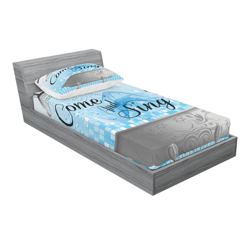 Microfiber Sheet Set, Twin XL Sheet Set with Fitted Sheet