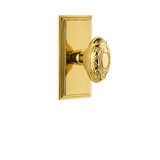 Grandeur Carré Plate Privacy with Grande Victorian Door Knob