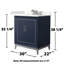 Ensemble de meuble-lavabo simple 30 po avec plateau Marlena-98188015-92723875-98188016