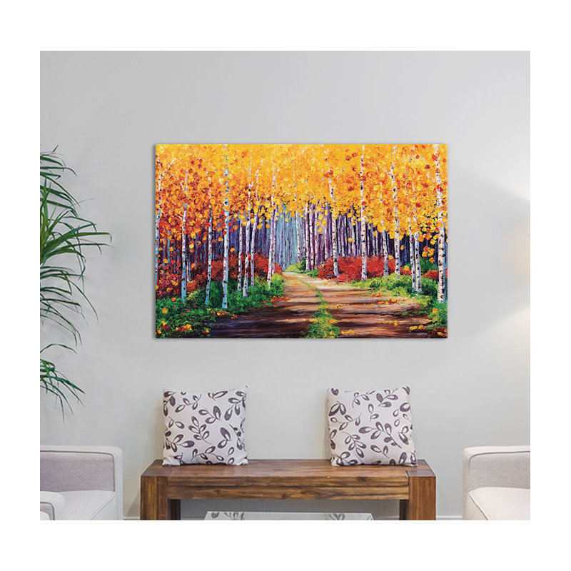 «Traversing» par Kimberly Adams - reproduction d'art sur toile tendue, H 12 po x l 18 po x P 1,5 po, Toile tendue