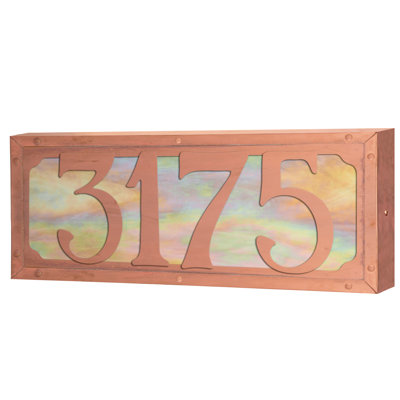 Rectangle Address Plaque Frame