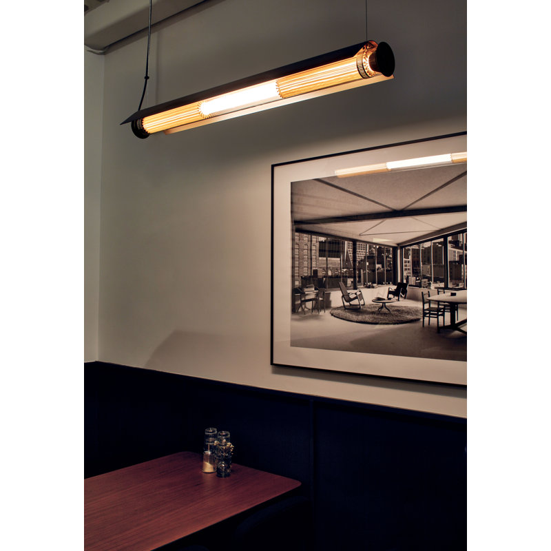1 - Light LED Pendant, 16.5354" H x 2.7559" W x 2.7559" D