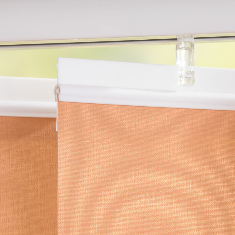 Blackout Vertical Blind, Terracotta, 12.7cm, 200cm L x 180cm W