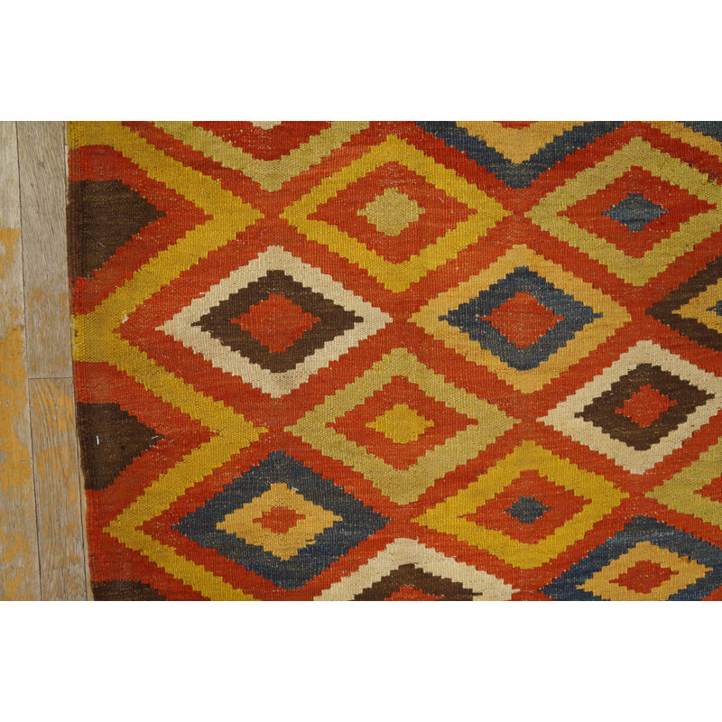 Antique Kilim Afghanistan Flat Weave Rug