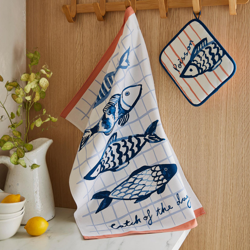 Catch Of The Day Tea Towel Kitchen Towel