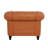 Sanner Mid-Century Chesterfield Accent Chair – Upholstered Armchair with Tufted Back & Wooden Frame-784093629
