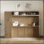 Lit escamotable double avec garde-robe
