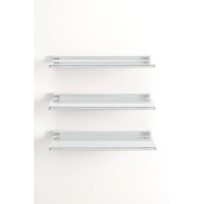 Kartell Floating Shelf, Transparent Crystal