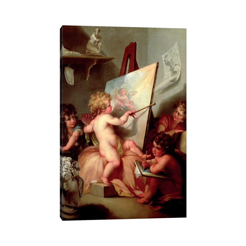 Painting by Angelica Kauffmann - Wrapped Canvas Painting