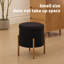 Repose-pieds rond polyvalent avec base en métal pour le confort de la maison-1422751792