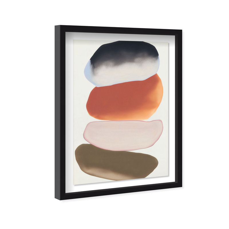 California Dreamscape Shadowbox Abstract Print by Oliver Gal, Black Frame, 10 x 15, 16.5"H x 11.5"W, Black Frame