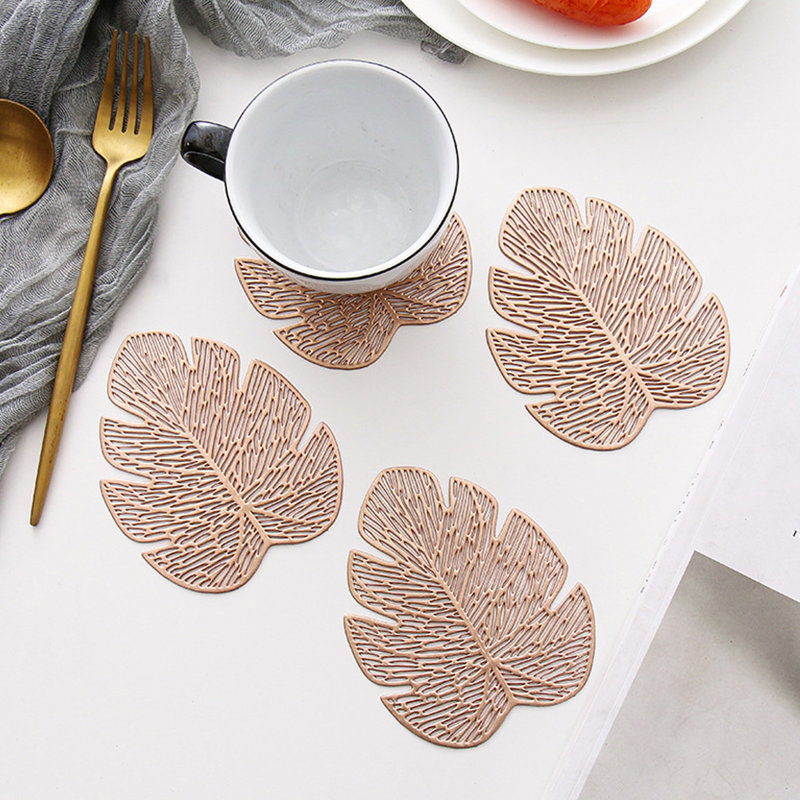 Sous-verres Monstera Monstera, Rose