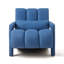 Chaise d'appoint moderne rembourrée, tissu en lin confortable avec coussin pour le salon, la chambre à coucher. Lin
