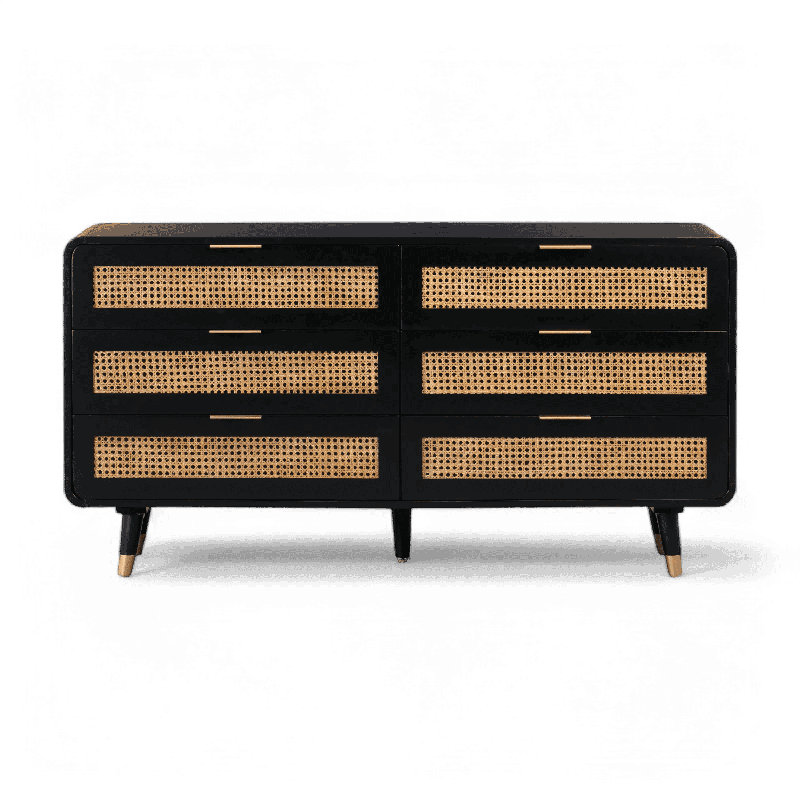 Commode 6 tiroirs Jade