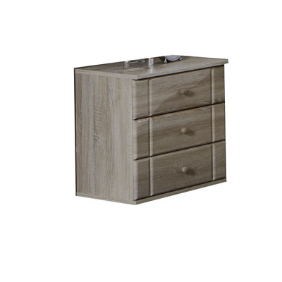 Lamb 52cm W Manufactured Wood Bedside Table