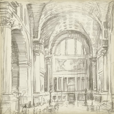 " Interior Architectural Study IV " by Ethan Harper