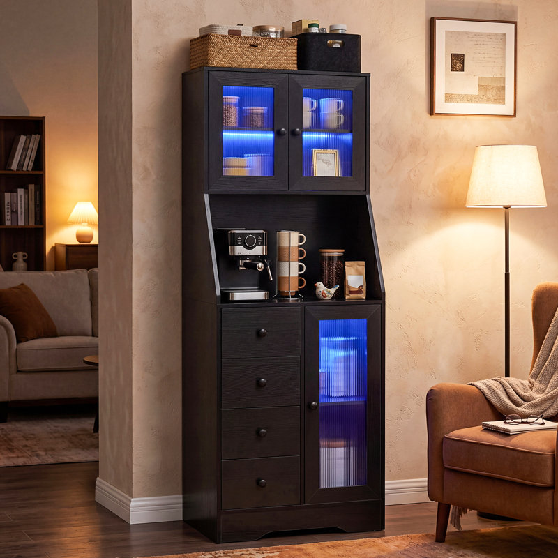 60cm Sideboard, Black