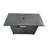 Steel Propane Outdoor Fire Pit Table With Lid, 50000 , 8-Hour Burning, Push-Button Ignition, 42''W X 25''H, Grey, Battery Required Fireplace Table, 8 Hours Burn, Grey Lid