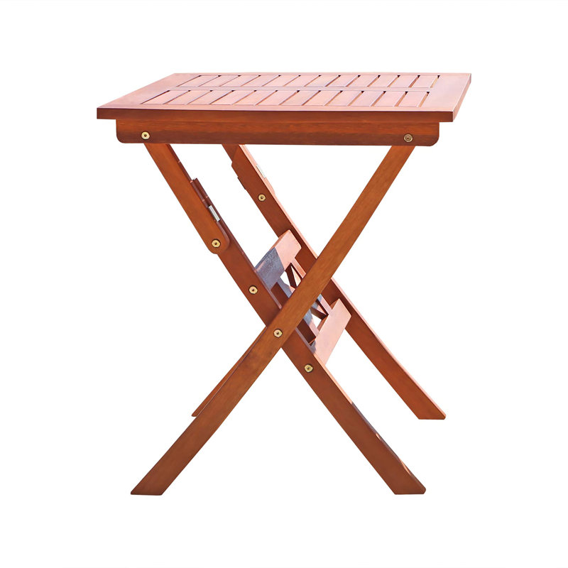 Table basse entièrement assemblée (brun)