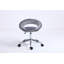 Chaise de travail en velours-1085495135