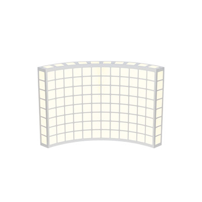 Kuiper 1-Light LED Flush Mounted Sconce