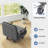 3-in-1 Convertible Sofa Bed With 5-position Adjustable Backrest & Lumbar Pillow-652339216