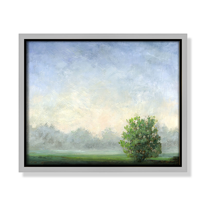 Thayne Upstart Print par Dena Ann Adams, Argent argent, H 9,5 po x l 11,5 po