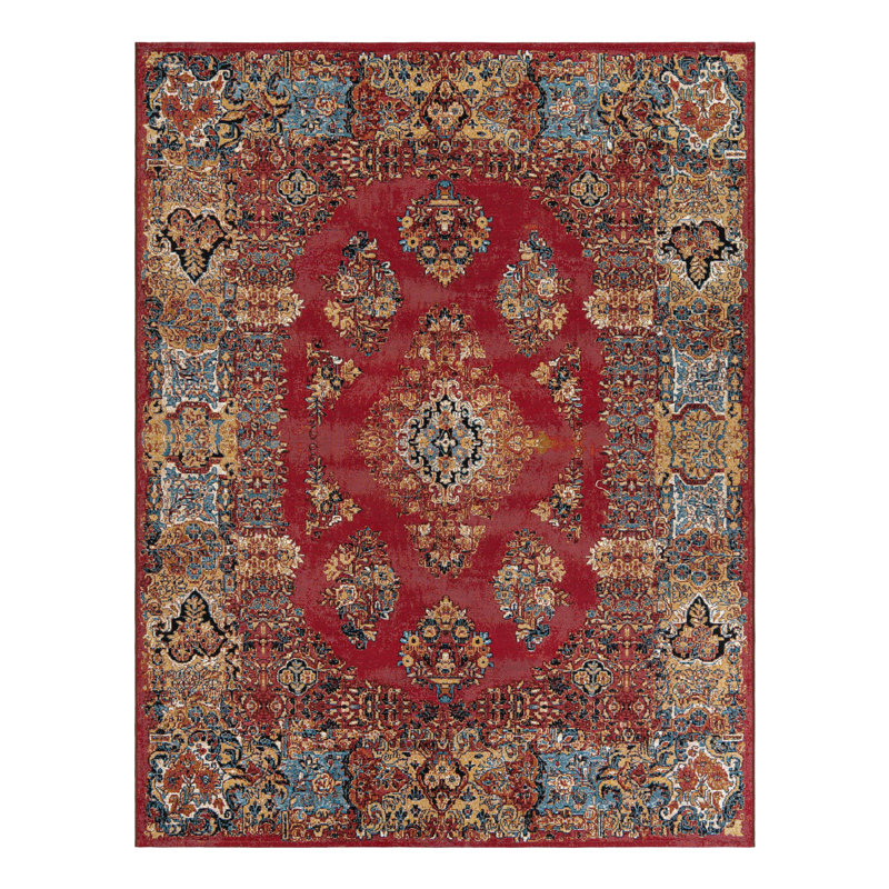 Indoor/Outdoor Traditional Area Rug, Rectangle 7'10" x 10'