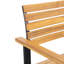 Chaises de salle à manger arrière - et noir, bois, design moderne et stable