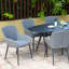 Ironton Outdoor Fabric 6 Seat Oval Dining Set - Grey-36529966