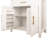 Tall Arched Kitchen Pantry With Adjustable Shelves-1285031522