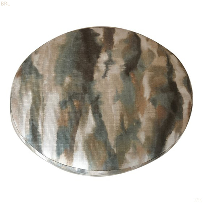 Oval Accent Ottoman