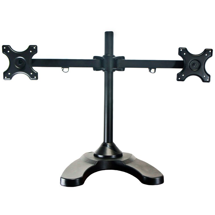 Freestanding Height Adjustable Steel Monitor Stand - Online Ergonomics
