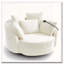 Fauteuil demi-tonneau pivotant à 360 °-12808519