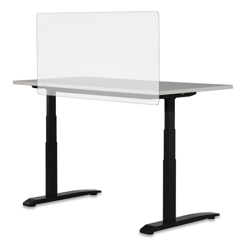 Frosted Translucent Acrylic Tabletop Sneeze Guard Panel