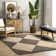 Lowman Geometric Hand Hooked Jute/Cotton Beige/Brown Area Rug