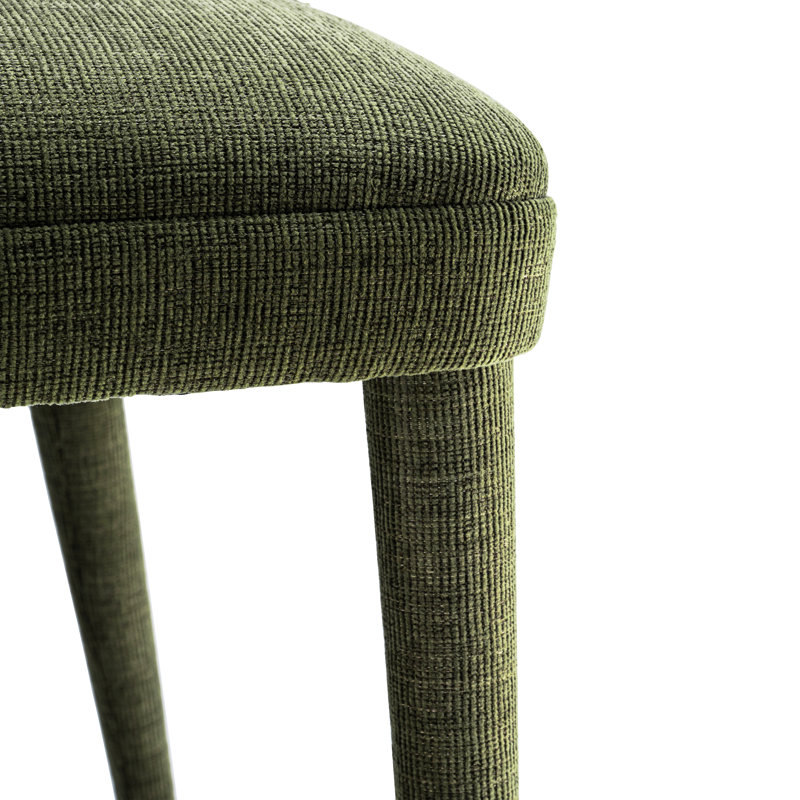 Chaise de salle à manger Labin en vert mousse
