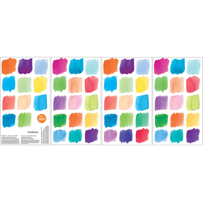 Abstract Non-Wall Damaging Wall Decal