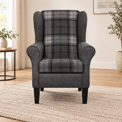 74cm Wide Tufted Wingback Chair